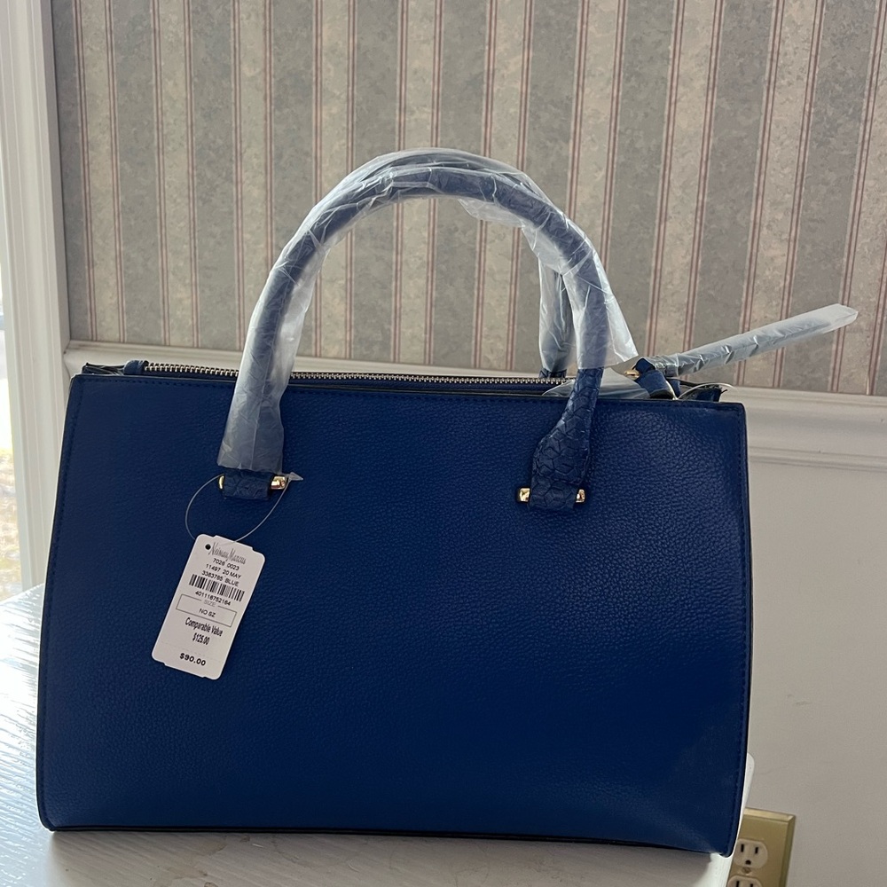 NWT Neiman Marcus Blue Purse